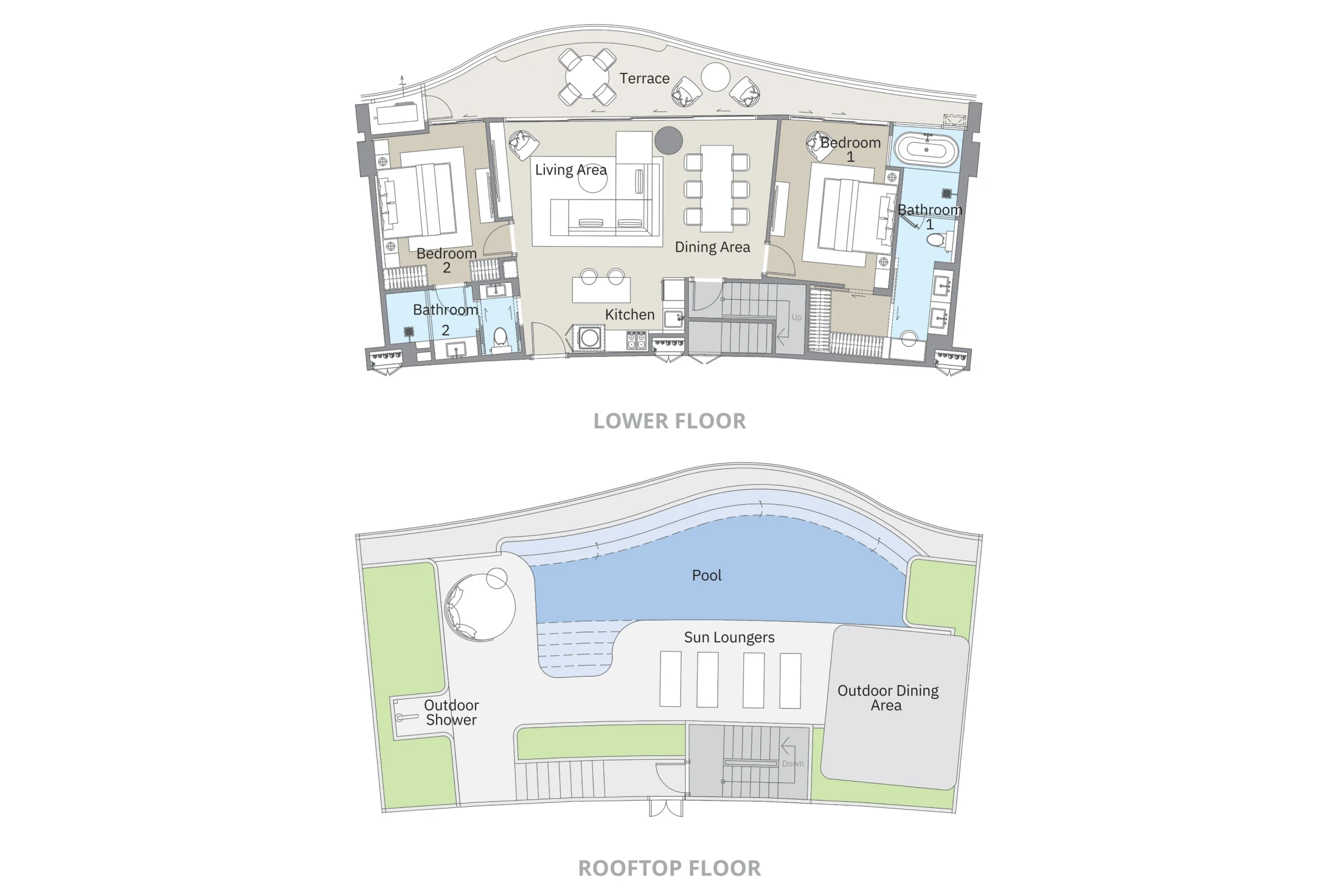 2br Penthouse