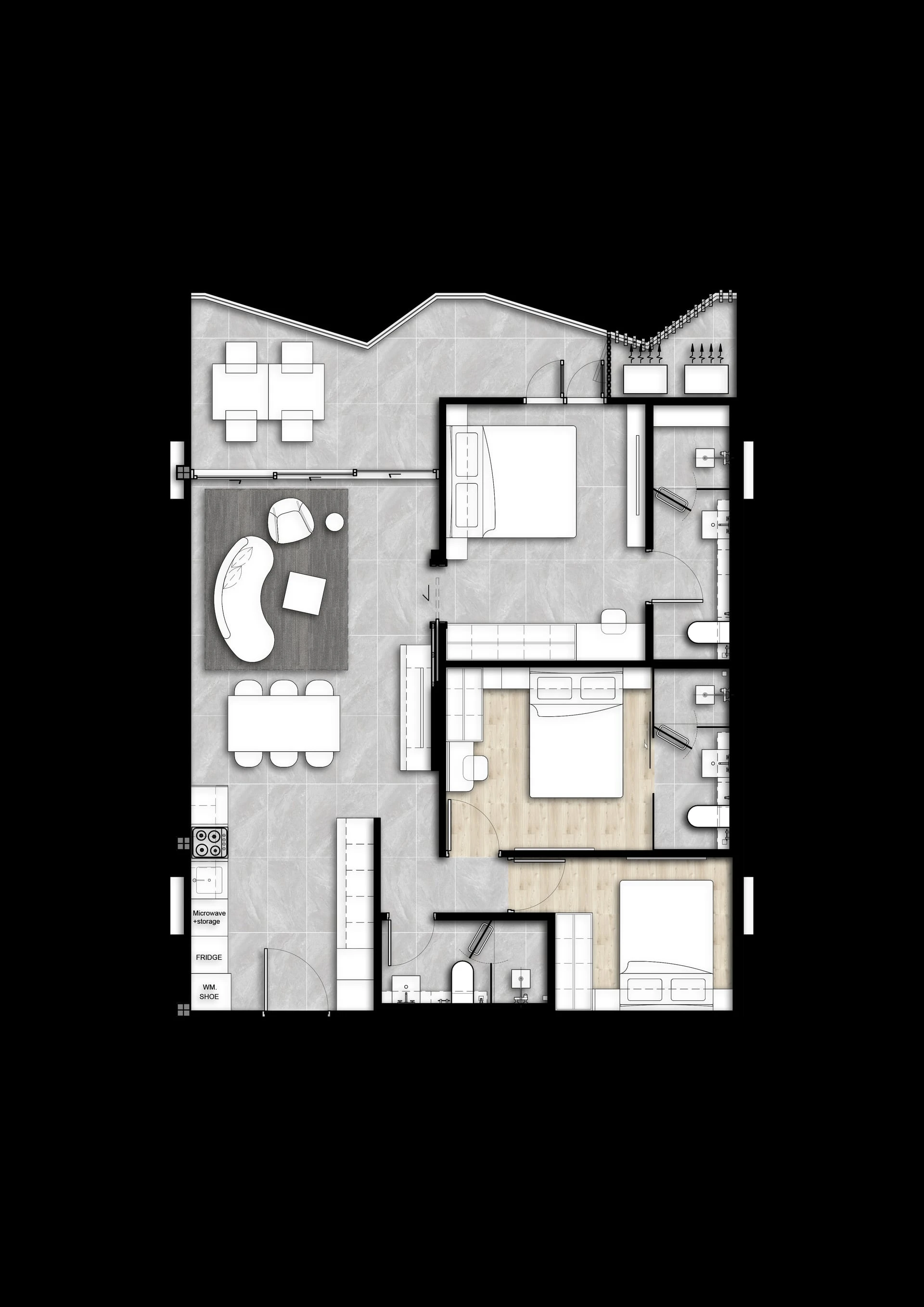 3 BR