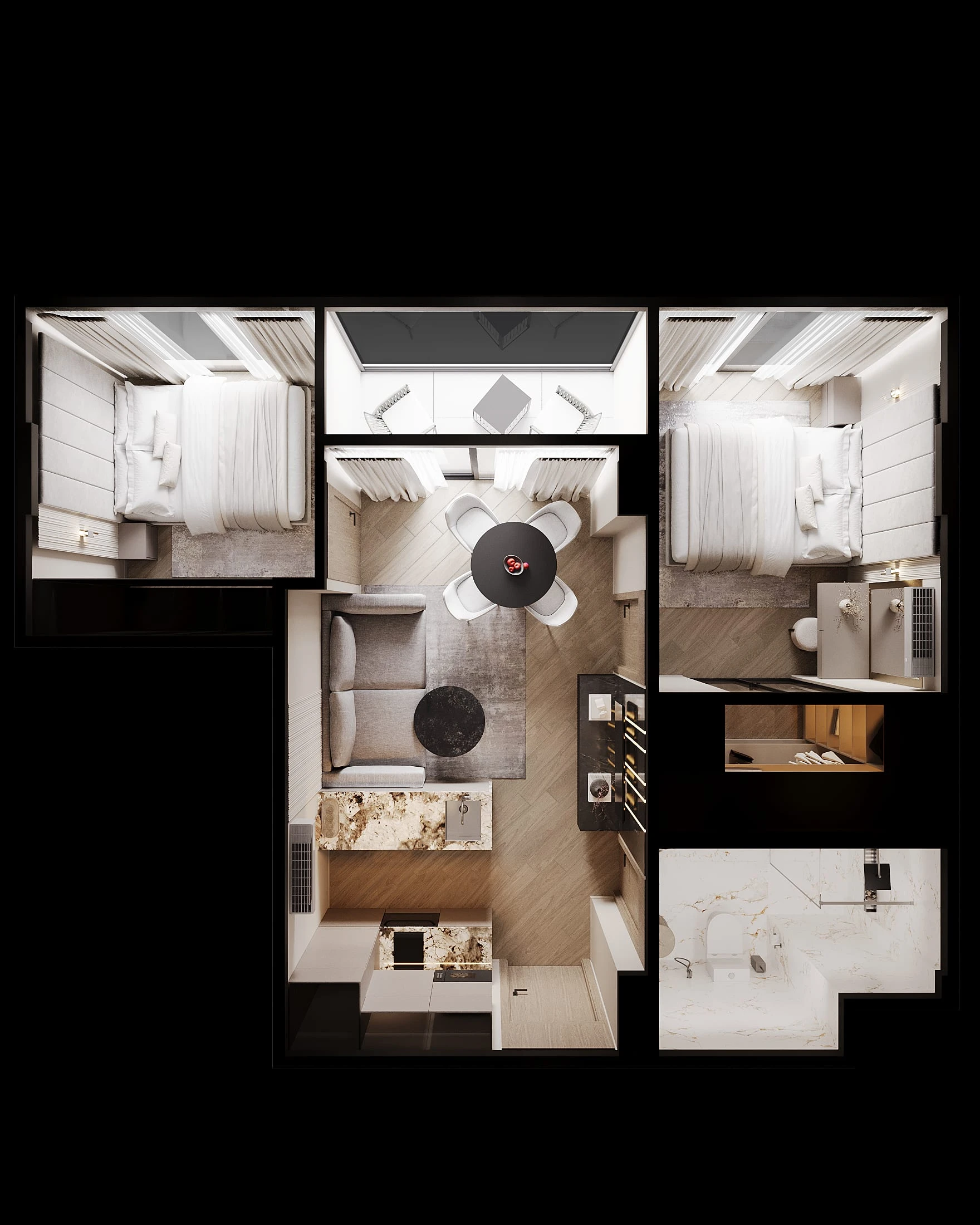 1 BR