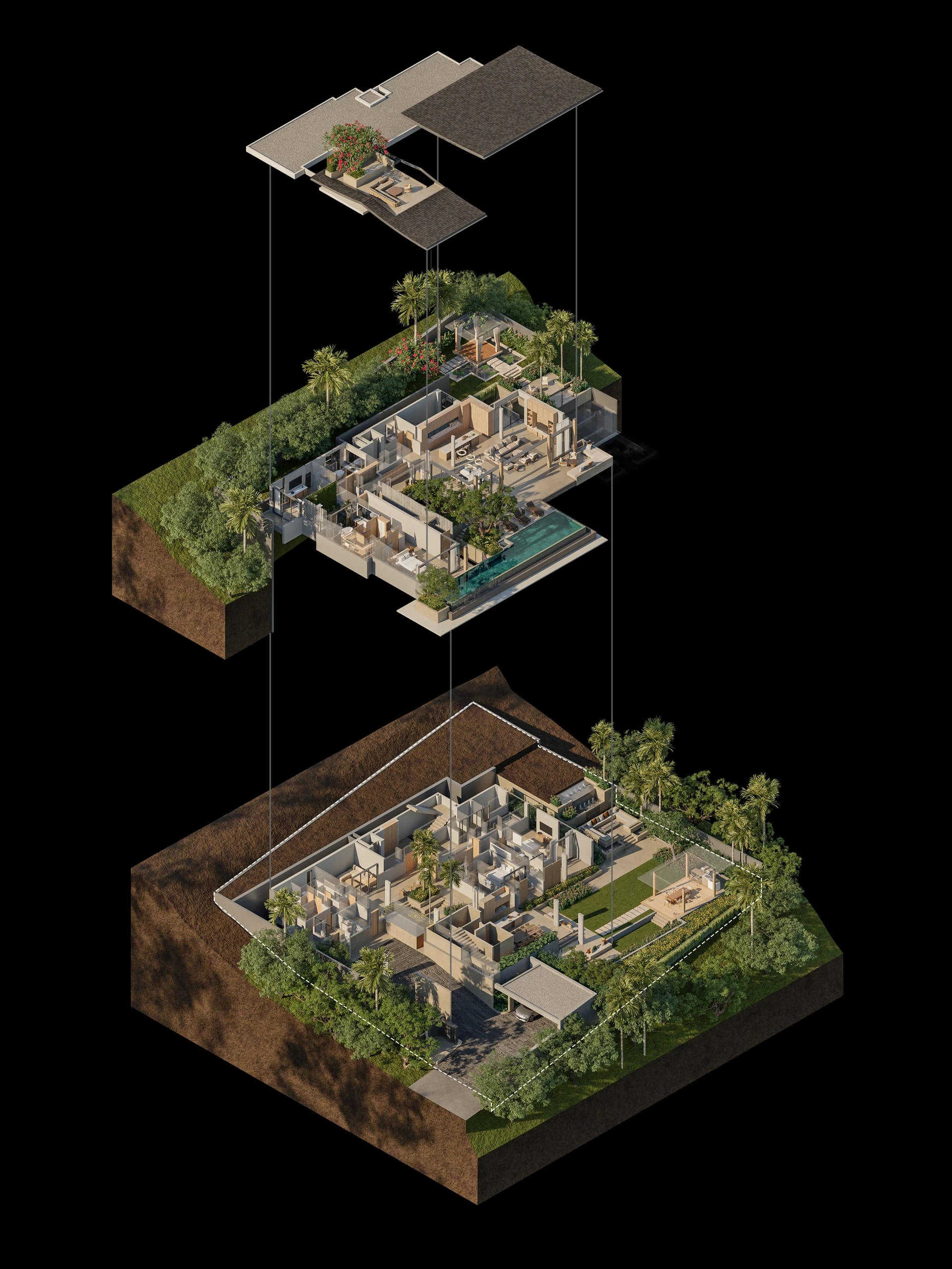 V92 R3   Villa 10E Axonometric