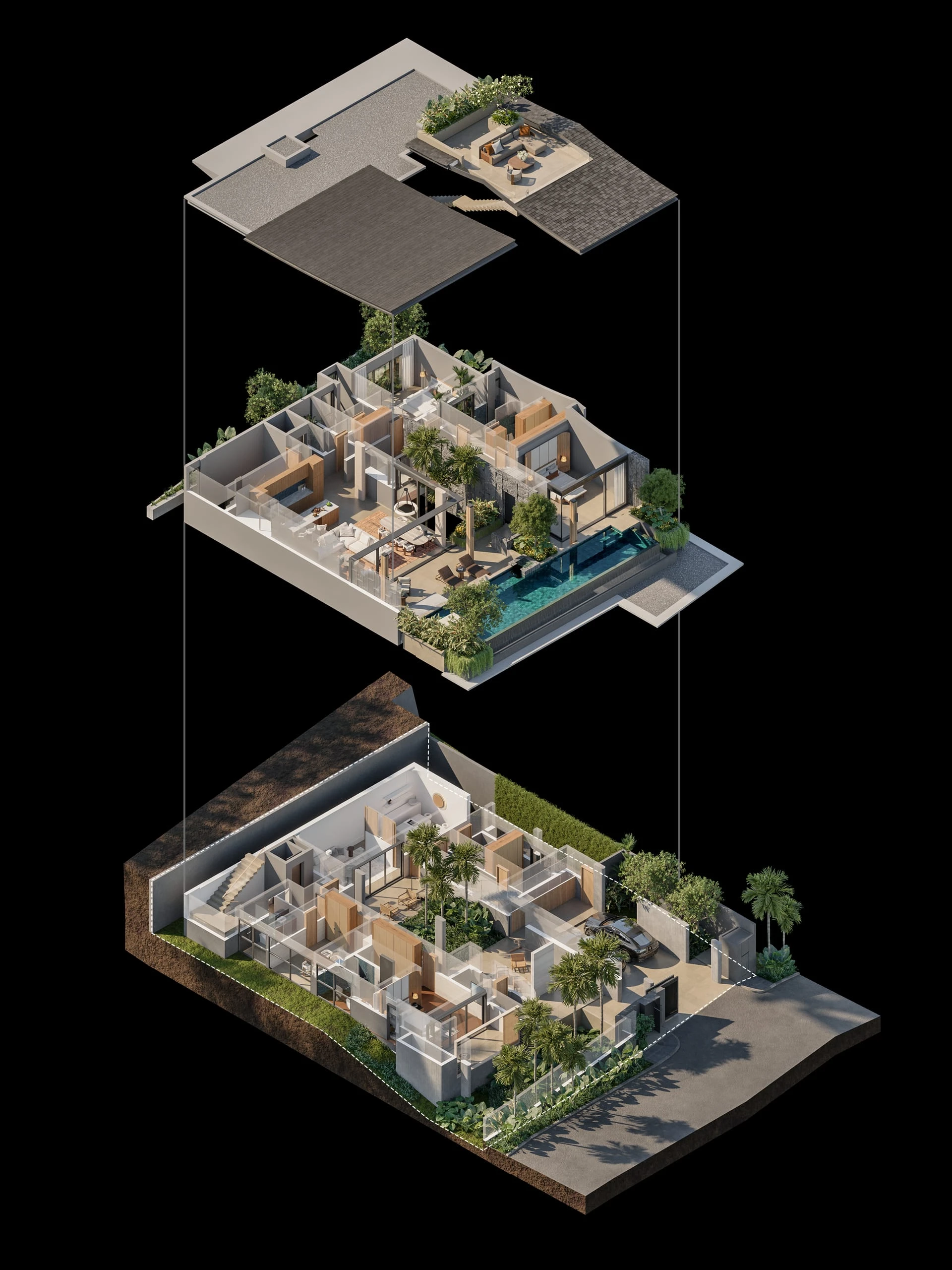 V91 R3 Villa 8D Axonometric