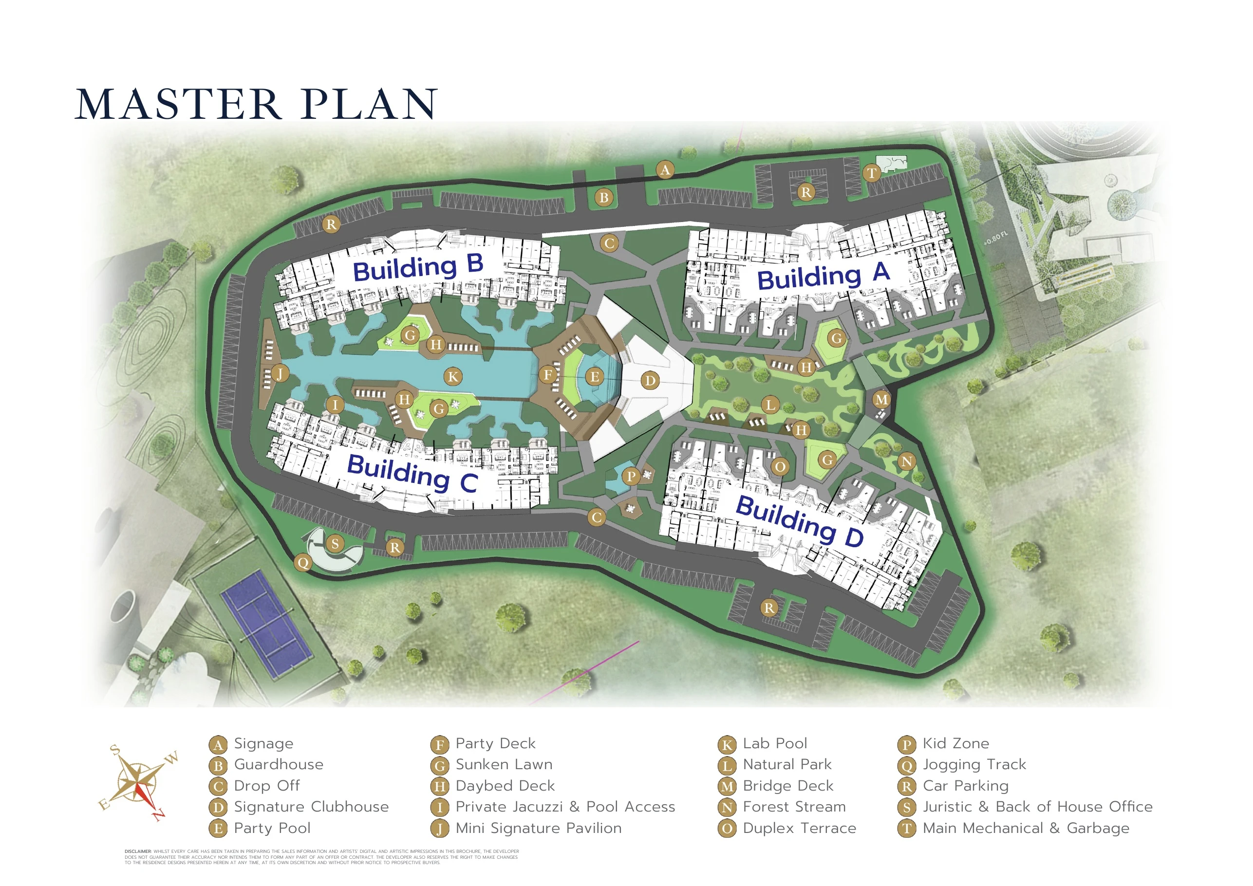 Botanica HYTHE masterplan — January 2025 brochure reference