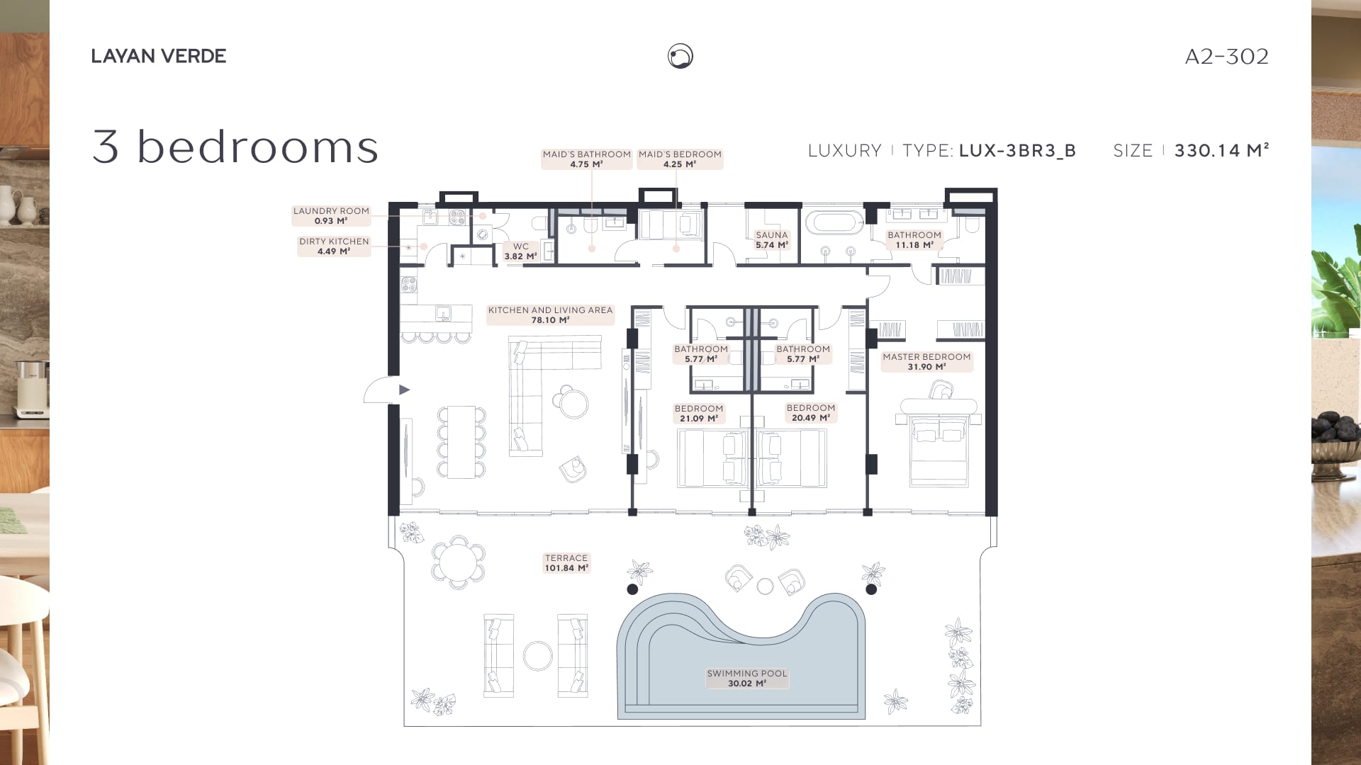 3 BR