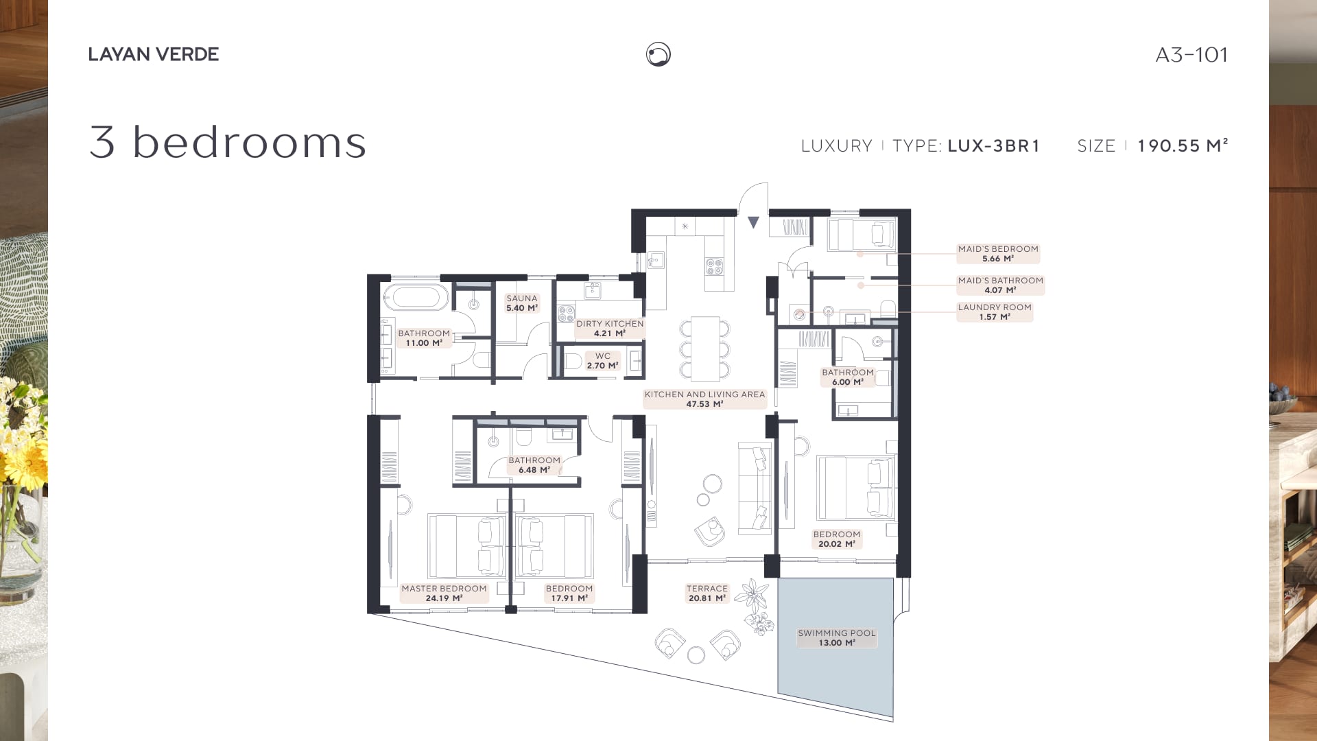 3 BR