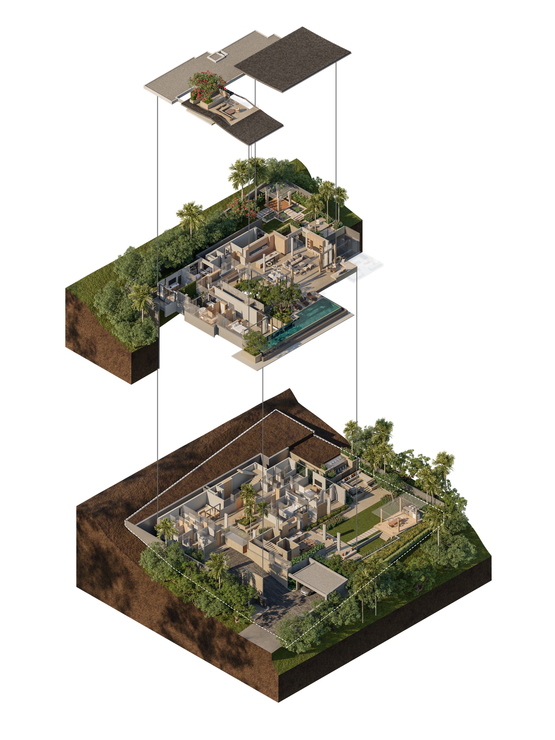 V92 R3   Villa 10E Axonometric