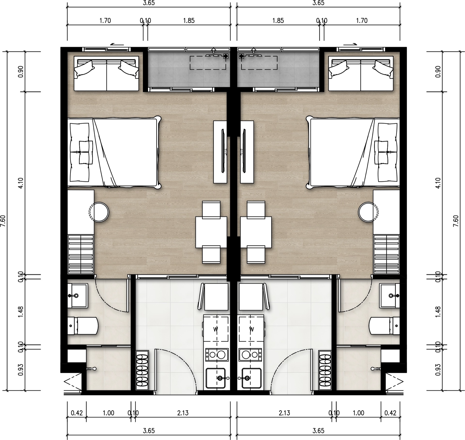 1 BR