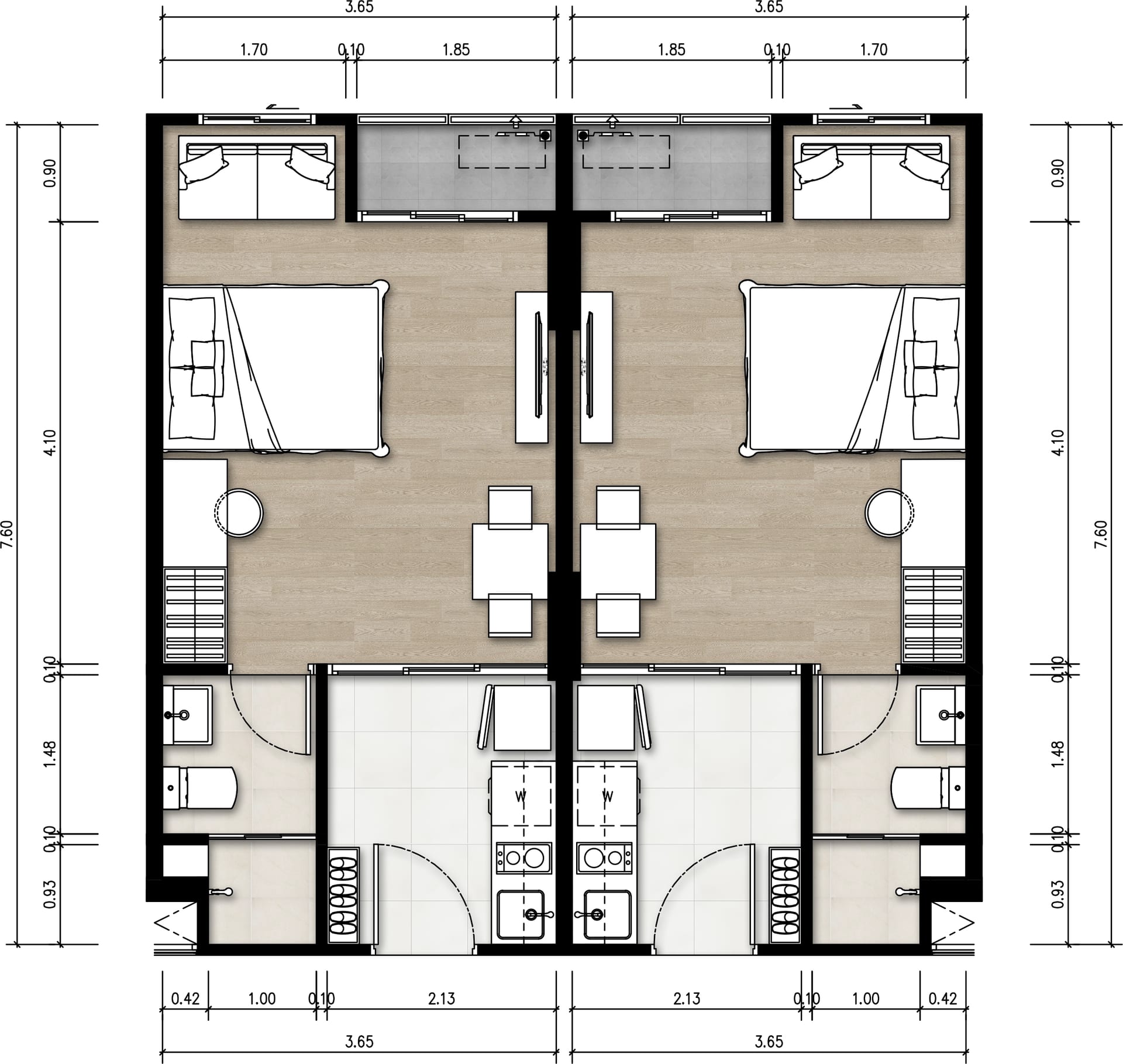 1 BR