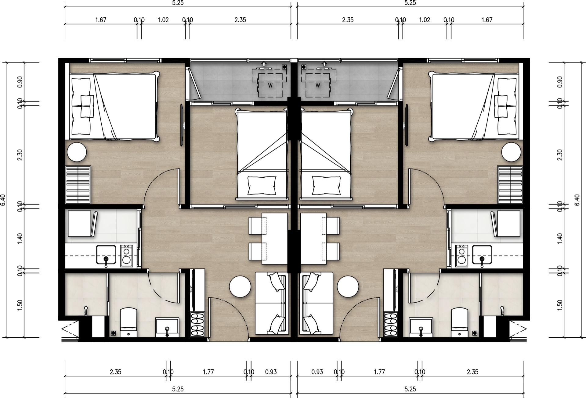 1 BR
