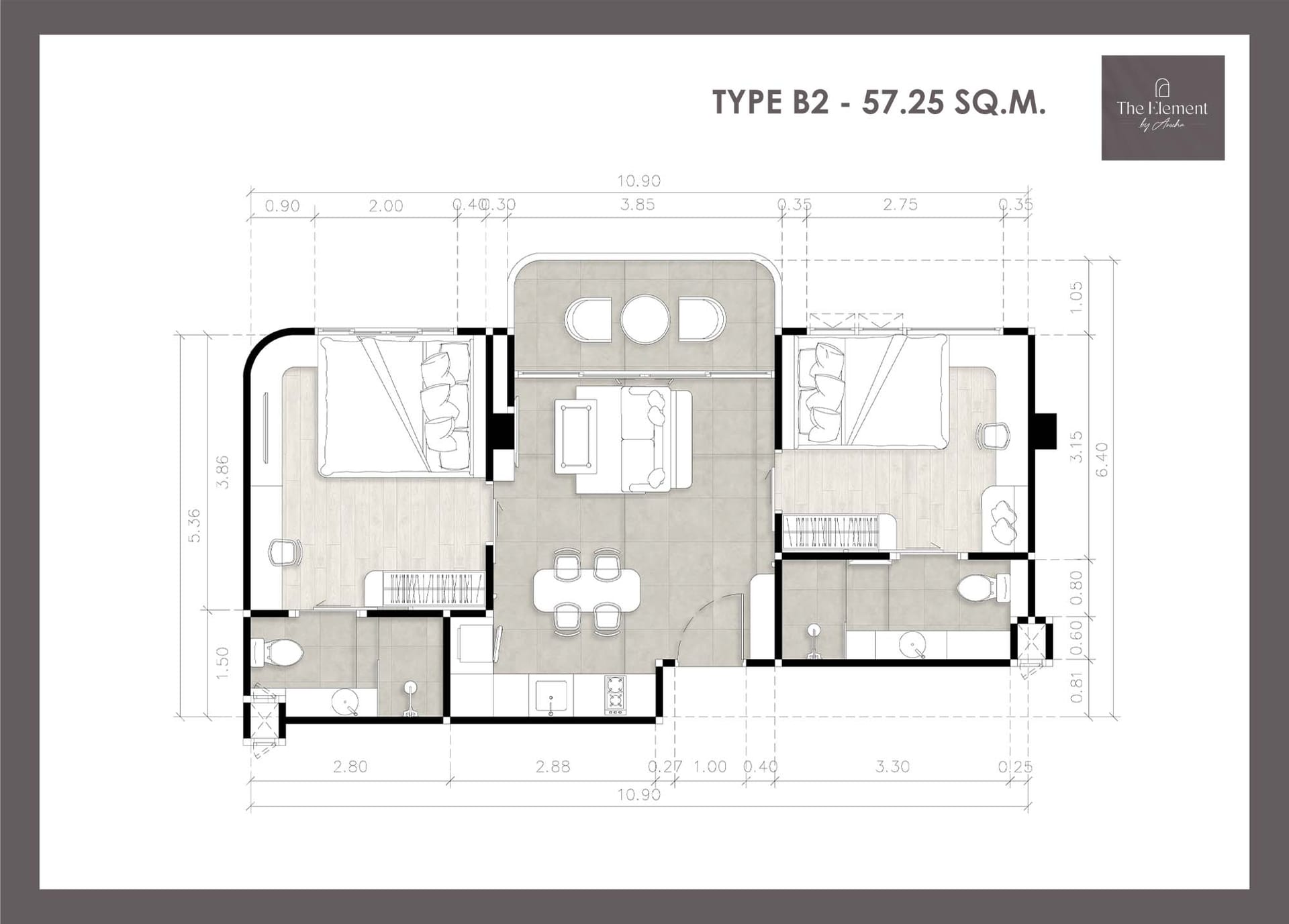 2 BR