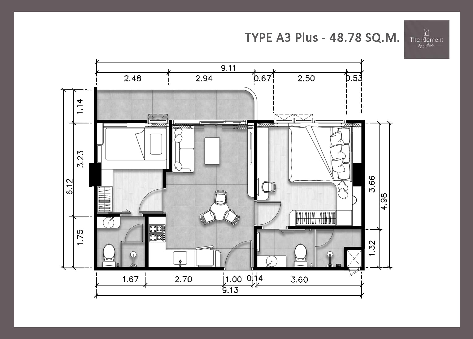 1 BR