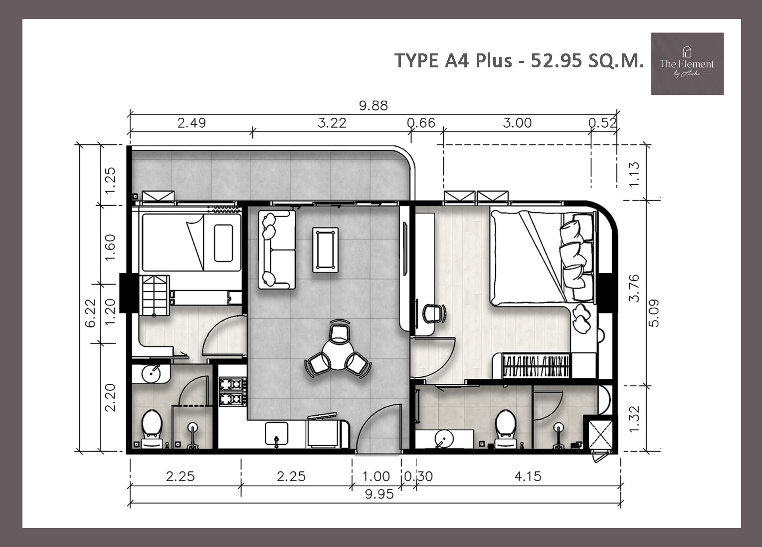 1 BR
