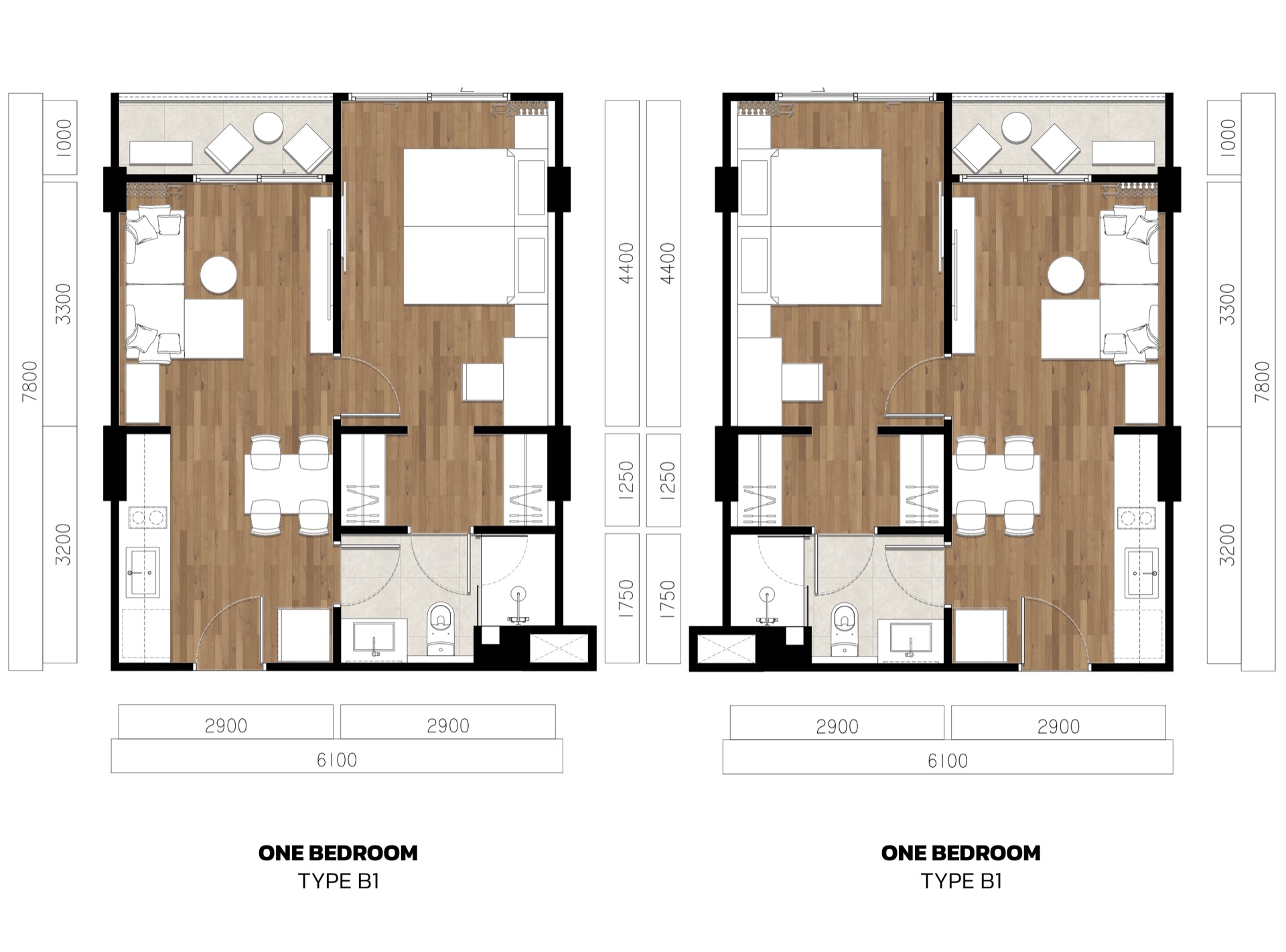 1 BR
