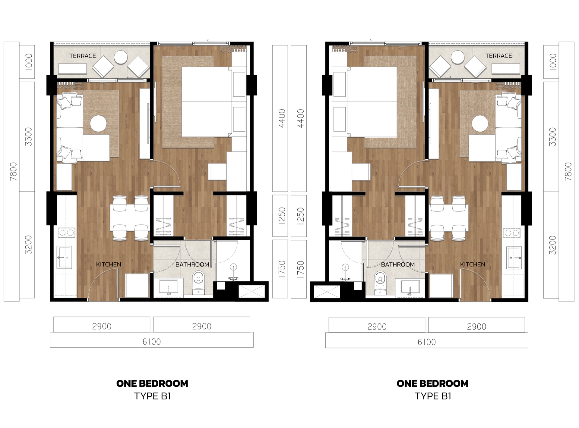 1 BR
