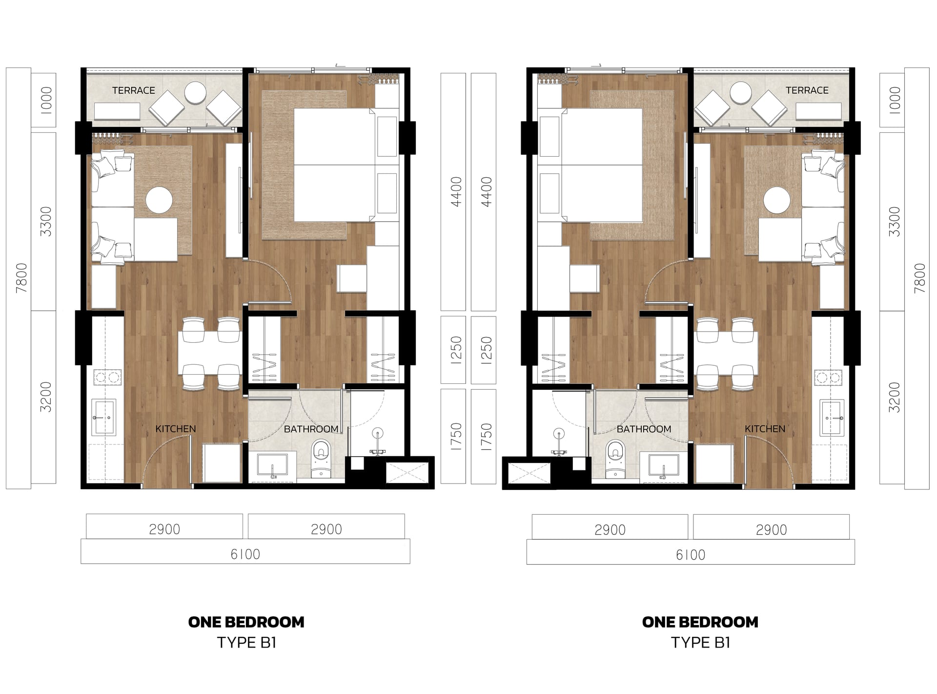 1 BR