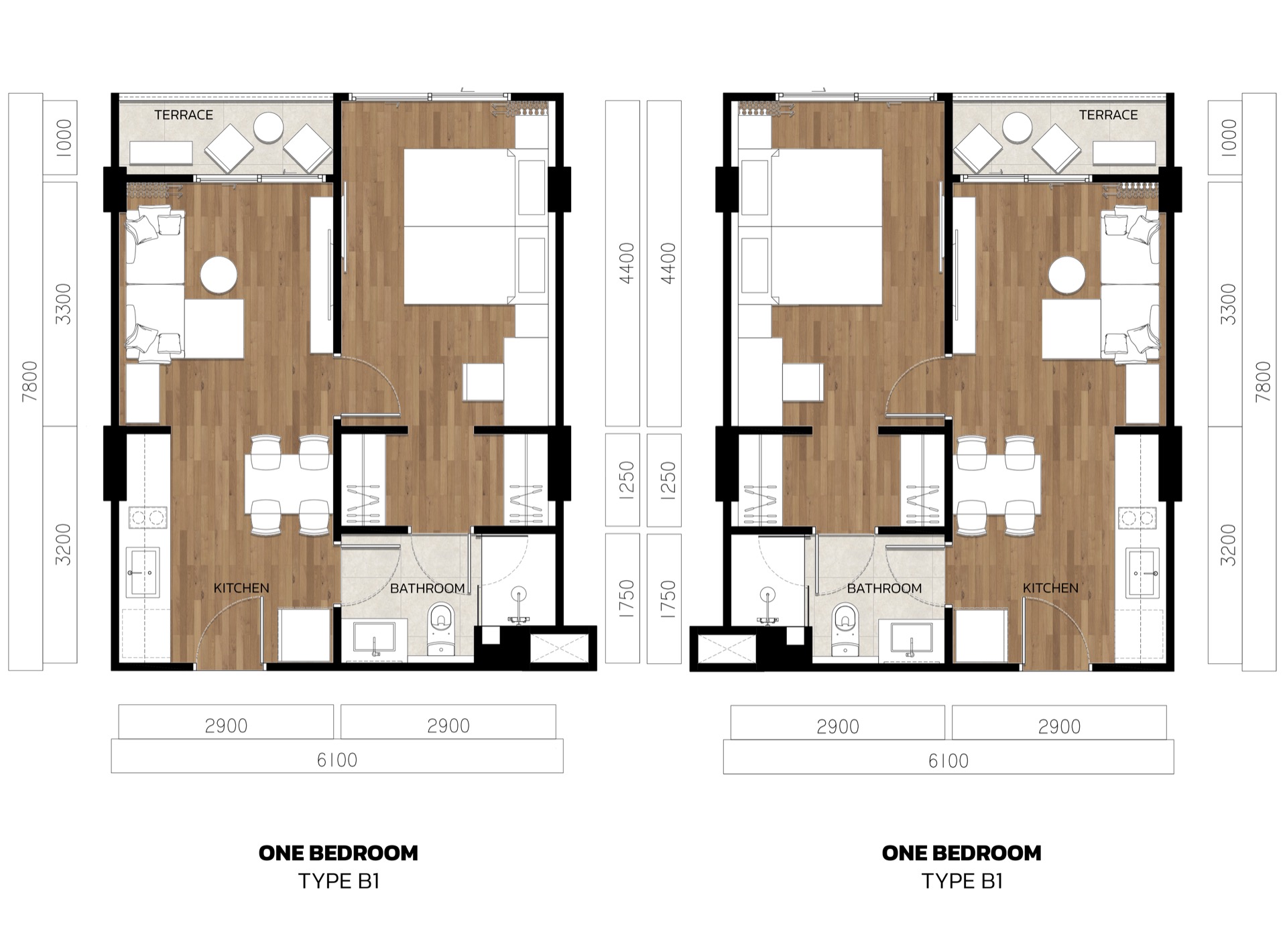 1 BR